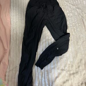 Black Lulu dance studio joggers size 8